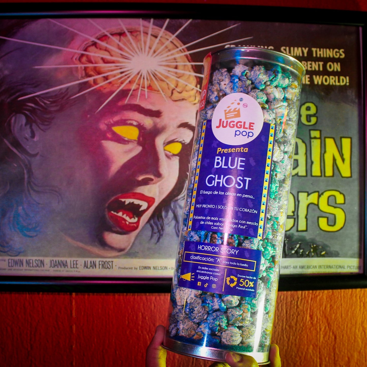 Cilindro Palomitas Blue Ghost (Fuego Azul)