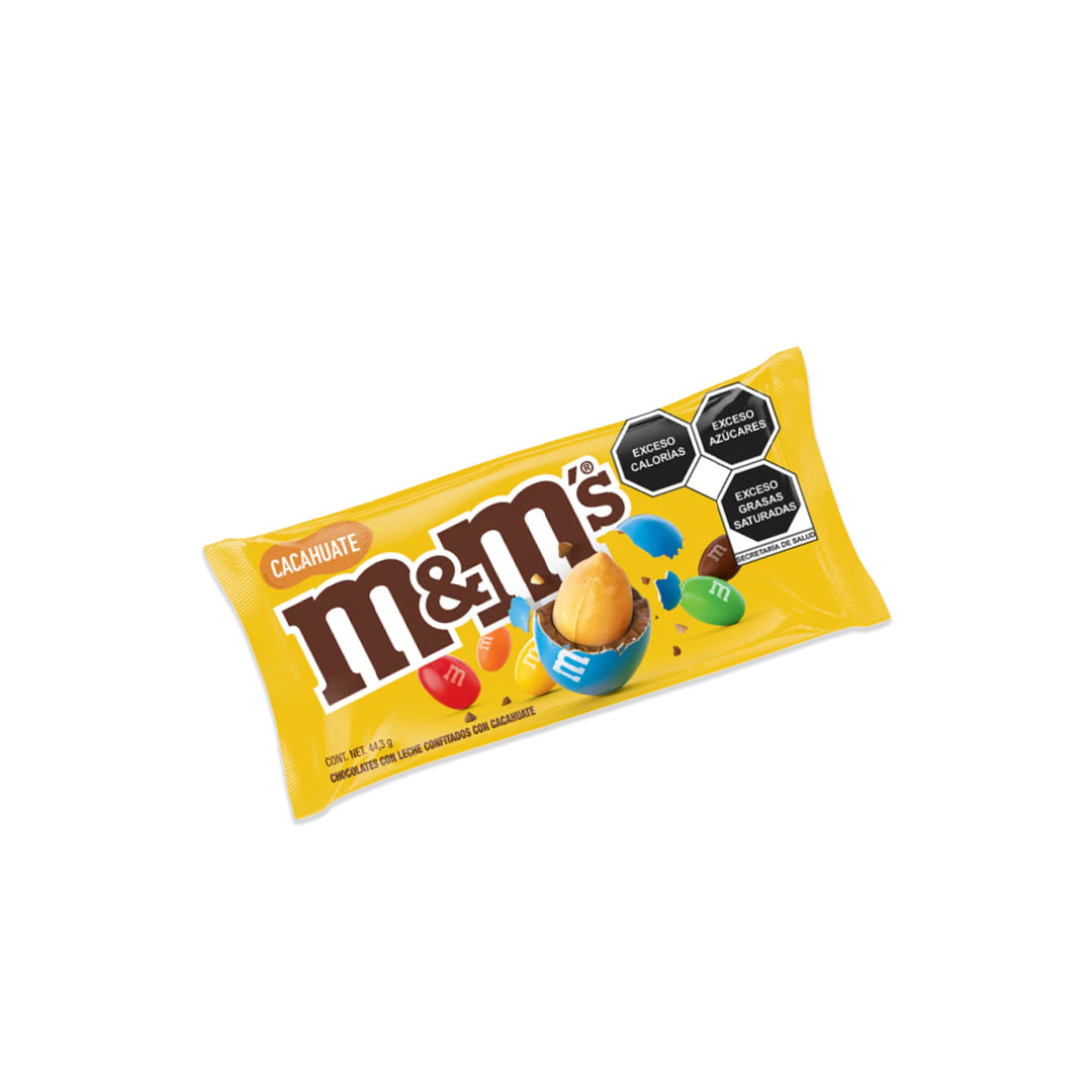 Chocolates M&M´s con cacahuate